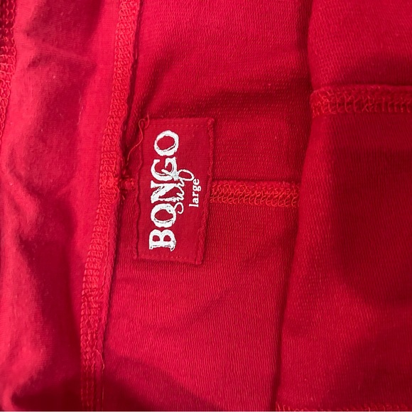 Y2K BONGO Red Mini Skirt with Patch - Picture 4 of 6